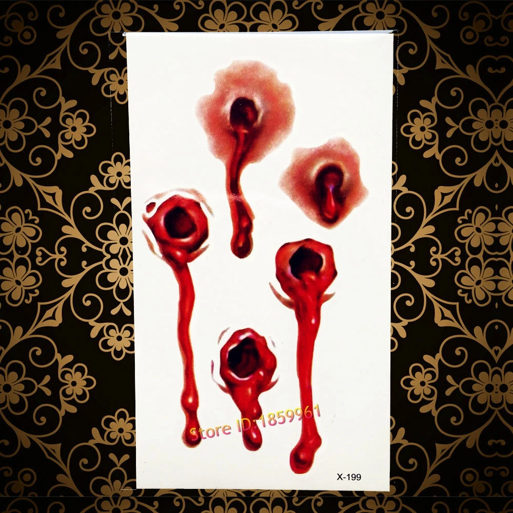 Горячая сексуальная Вспышка татуировки боди арт Мужчины Женщины Макияж YF097