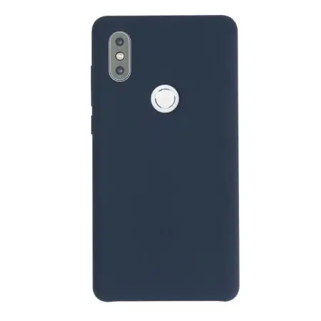 Оригинальный чехол Xiaomi MI MIX 2S жидкий силиконовый мягкий волоконный для задней
