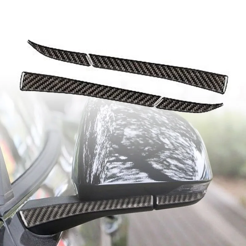 4 шт./компл. углеродное волокно + эпоксидное покрытие автомобиля боковое зеркало