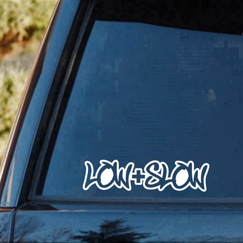 Наклейка JDM Low + Slow наклейка на окно автомобиля грузовика творческие аксессуары