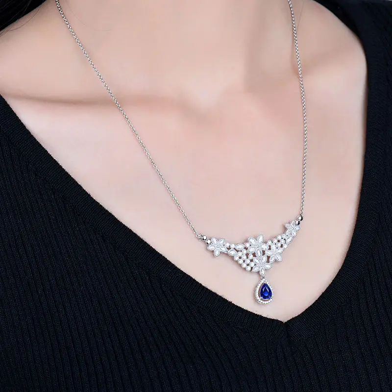 Роскошный Подвеска из натурального драгоценного камня бриллиант Однотонный