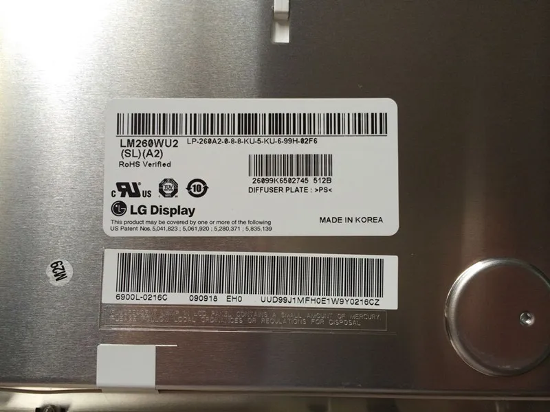26 дюймов ЖК дисплей Панель LM260WU2 SLA2 LM260WU2(SL)(A2) 12 месяцев гарантии|lcd panel|inch lcdpanel lcd |