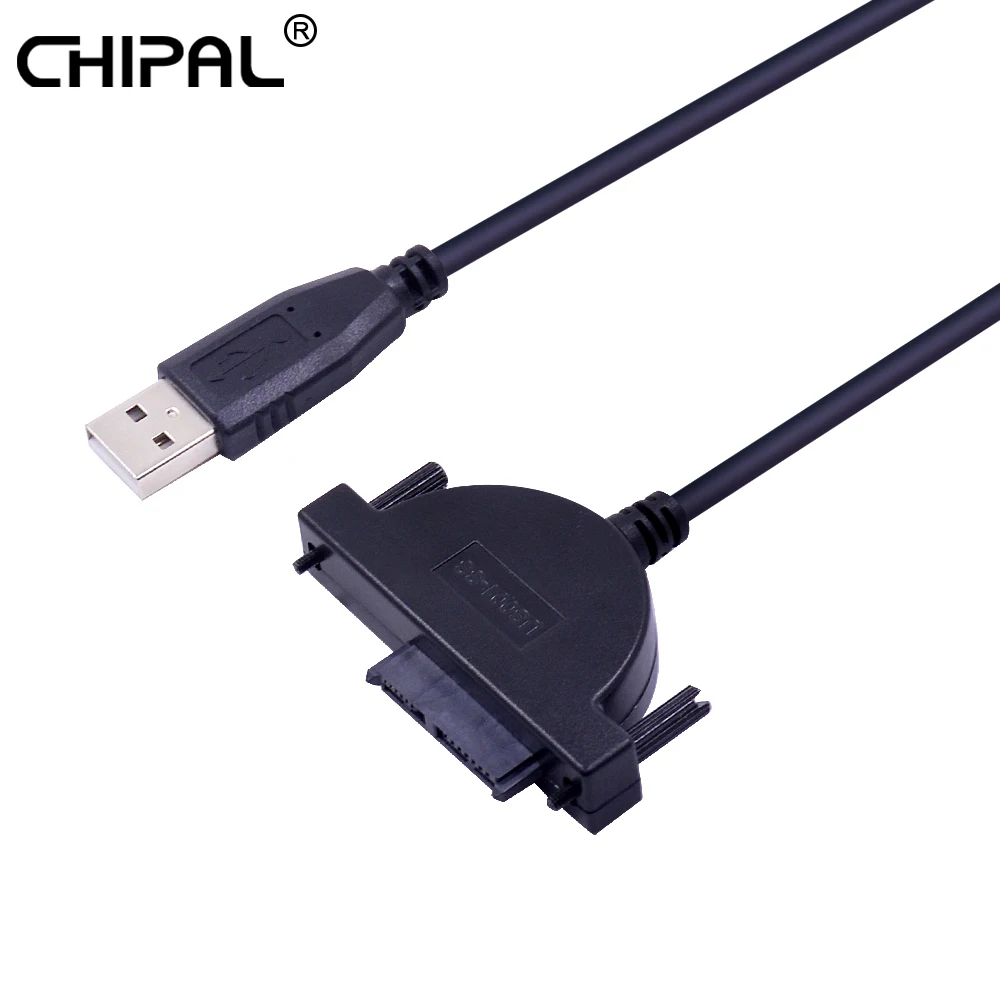 CHIPAL USB 2 0 до 7 + 6 13Pin Mini SATA II кабель адаптер Светодиодный индикатор для ноутбука CD ROM