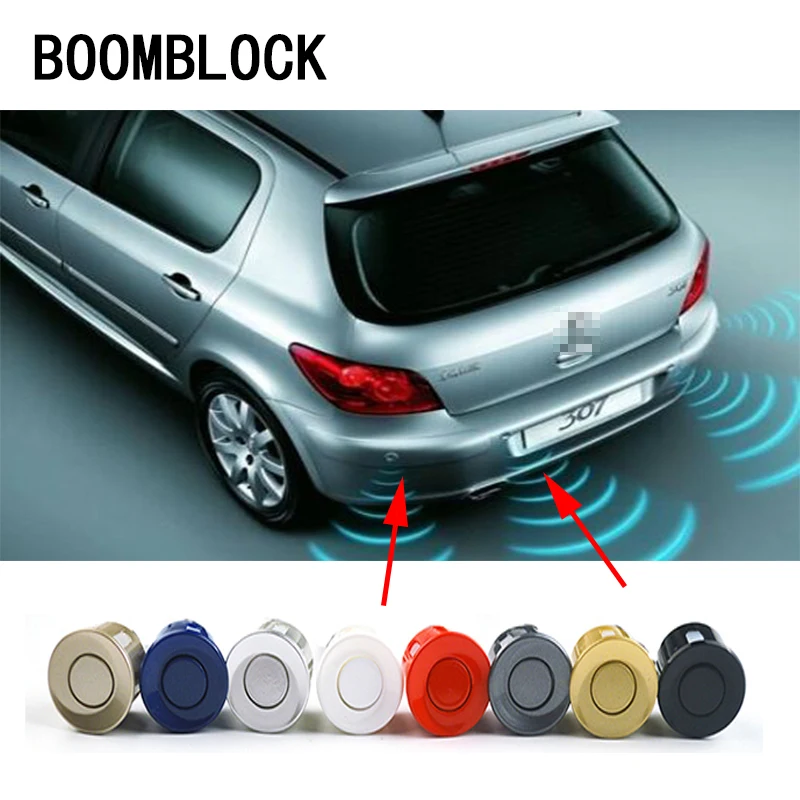 Датчик парковки BOOMBLOCK 4 шт./компл. 22 мм зонд заднего хода для Skoda Octavia A5 A7 2 Lexus Bmw F30 X5