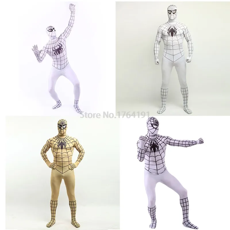 2016 костюм Человека паука из лайкры и спандекса четыре цвета зентай аниме