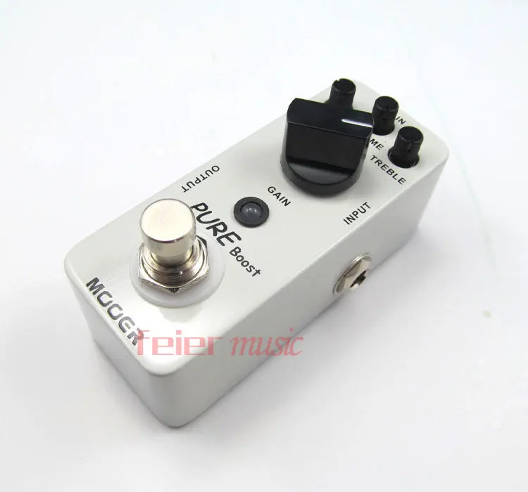 

MOOER Pure Boost Guitar Pedal with above 20db Clean Boost with about 15db 2 Band EQ