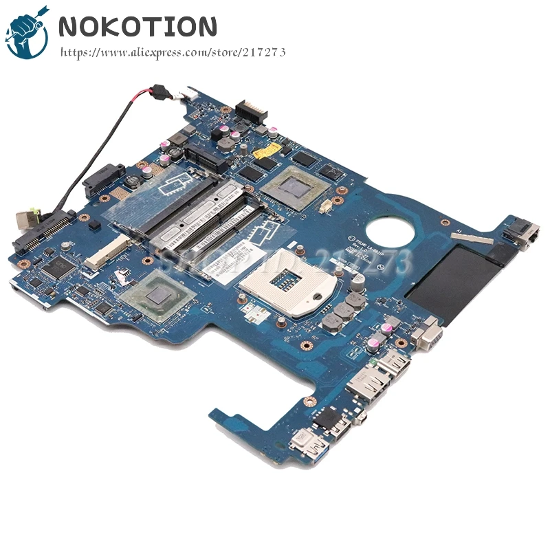 

Материнская плата NOKOTION для ноутбука acer aspire 5950 5950G P5LM0 LA-6931P MBRA502001 MB.RA502.001 HM65 DDR3 ATI GPU