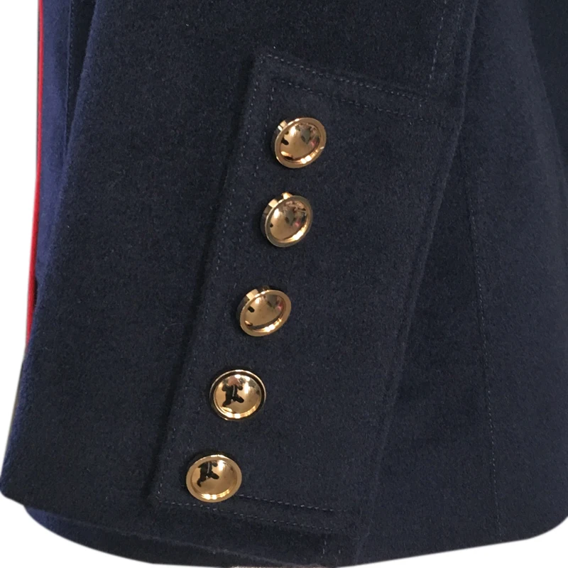 Новинка однобортное пальто с карманами на пуговицах сезон осень зима длинное