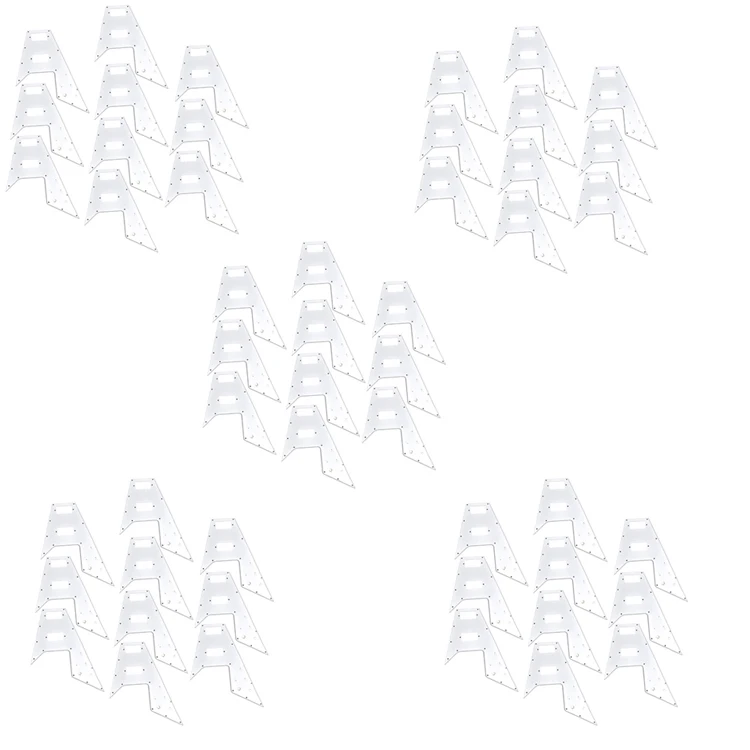 

50Pcs White Guitar Pickguard Scratch Plate 3 Ply PVC for Electric Guitar Replacement