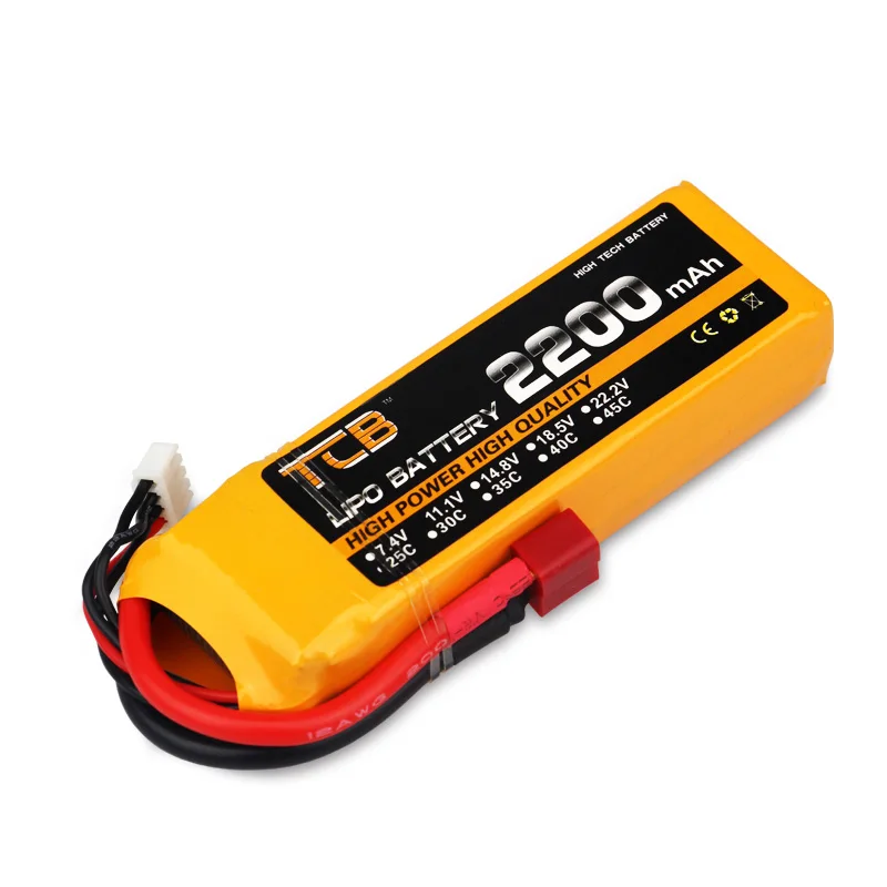 TCB RC Lipo батарея 3S 11 1 V 2200mAh 25C для дрона вертолет самолет Квадрокоптер автомобиль FPV