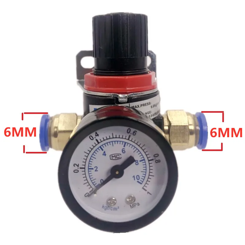 AR2000 6mm Fitting AR2000 G1/" воздушный компрессор регулятор давления клапан с фитингом - Цвет: AR2000 6mm Fitting