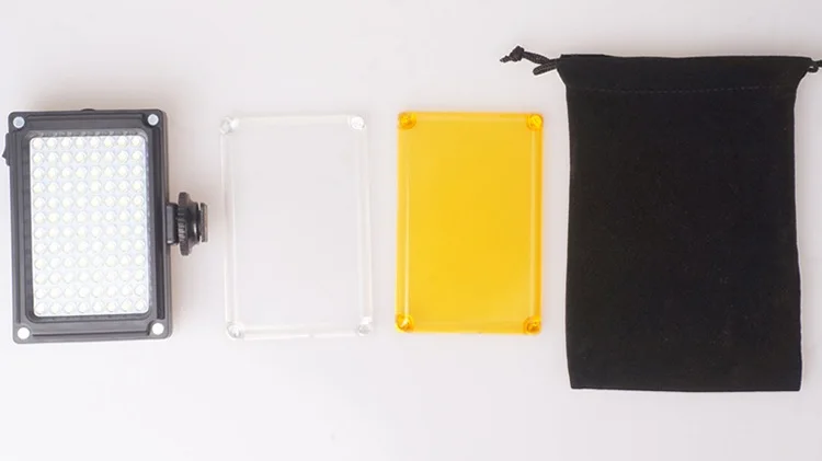 Without Battery Ulanzi Arilight 112 СВЕТОДИОДНЫЕ Подцветки Фонарь Освещения На DSLR Камеры с Аккумулятором и Фильтрами для Видеоблог Прямой канал на Youtube - Цвет: Without Battery