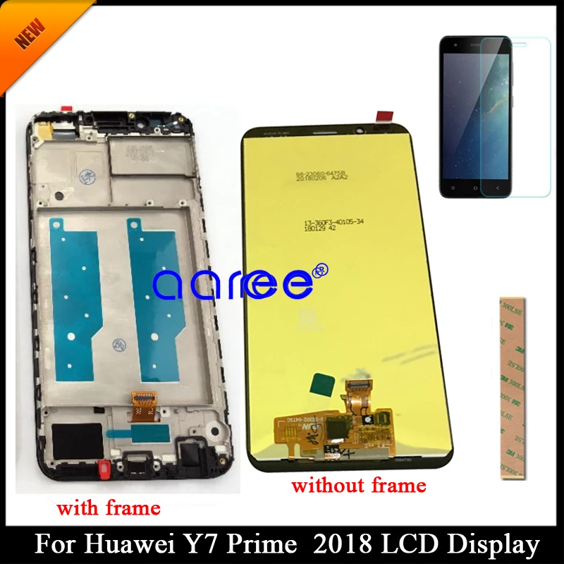 

100% протестированный ЖК-дисплей для Huawei Y7 Prime 2018 для Huawei Y7 Prime 2018 дисплей LCDTouch дигитайзер в сборе