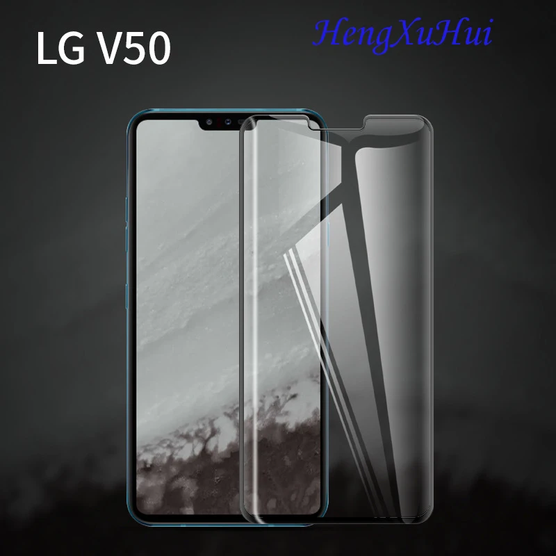 Для LG V50 закаленное стекло 3D изогнутый экран полное покрытие высококачественное