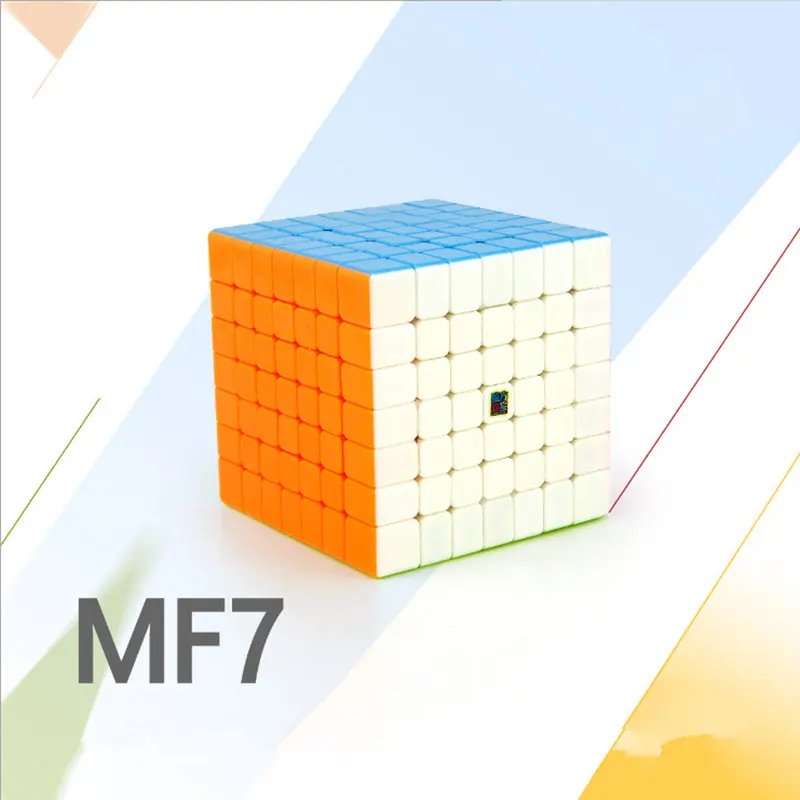 Stickerless Moyu 7x7 куб класс MF7 волшебный куб 7 слоев s куб Семь слоев черный куб пазл игрушки для детей Детская Подарочная игрушка - Цвет: Stickerless