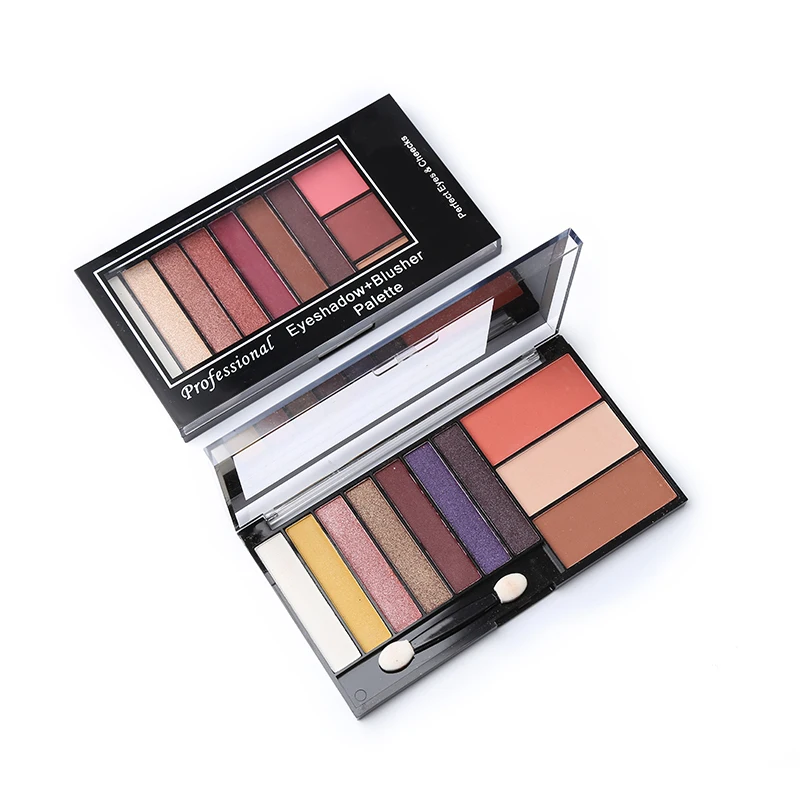 BESTGORILLA Makeup Palette 10 Color Matte Shimmer Eyeshadow Bronzer Blusher Contouring Natural Warm Smoky Eye Shadow Set |