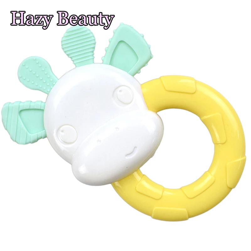 Cartoon Cow Toy Baby Rattle Bed Bell Ring Molar Plastic Teether Educational Toys Newborn 0-12 Months | Игрушки и хобби