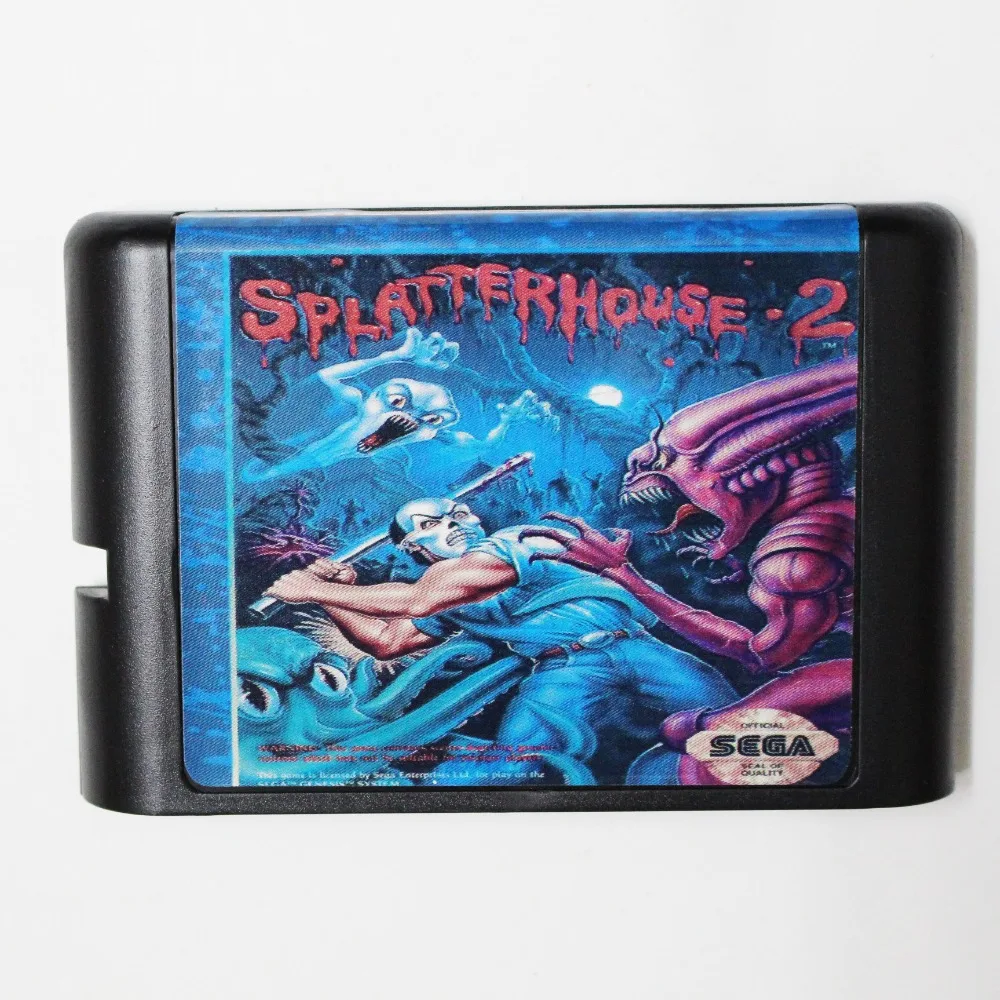 Игровая карта Splatterhouse 2 16 бит MD для Sega Mega Drive Genesis|16 bit|md game16 bit md |