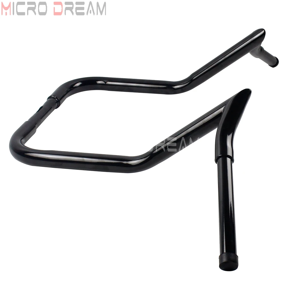 12 'ཊ'' 16 ''Rise Monkey Bagger Bar летучая мышь обтекатель руль Ape для Harley Softail Touring Road