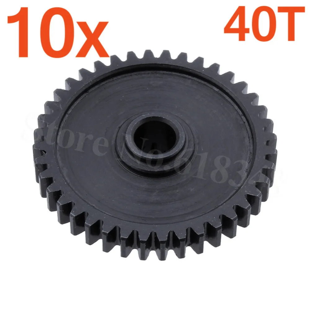 10 шт./лот сталь металл diff главный Spur Gear 40T для 1/18 WLtoys A959 A969 A979 K929 Запчасти