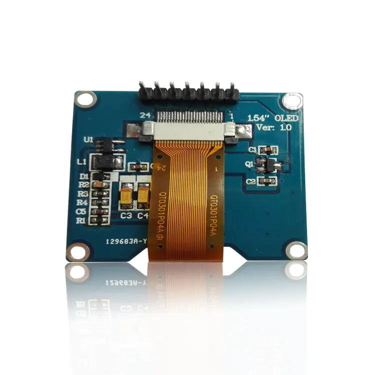 5 шт. оптовая продажа 1 54 дюймов 7PIN белый oled-экран модуль SSD1309 Привод IC совместимый