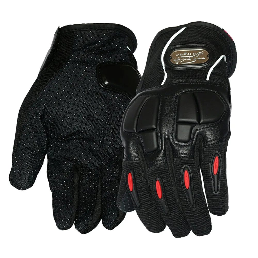 Pro байкерские перчатки для мотоциклистов Гоночные Перчатки черные красные Синие