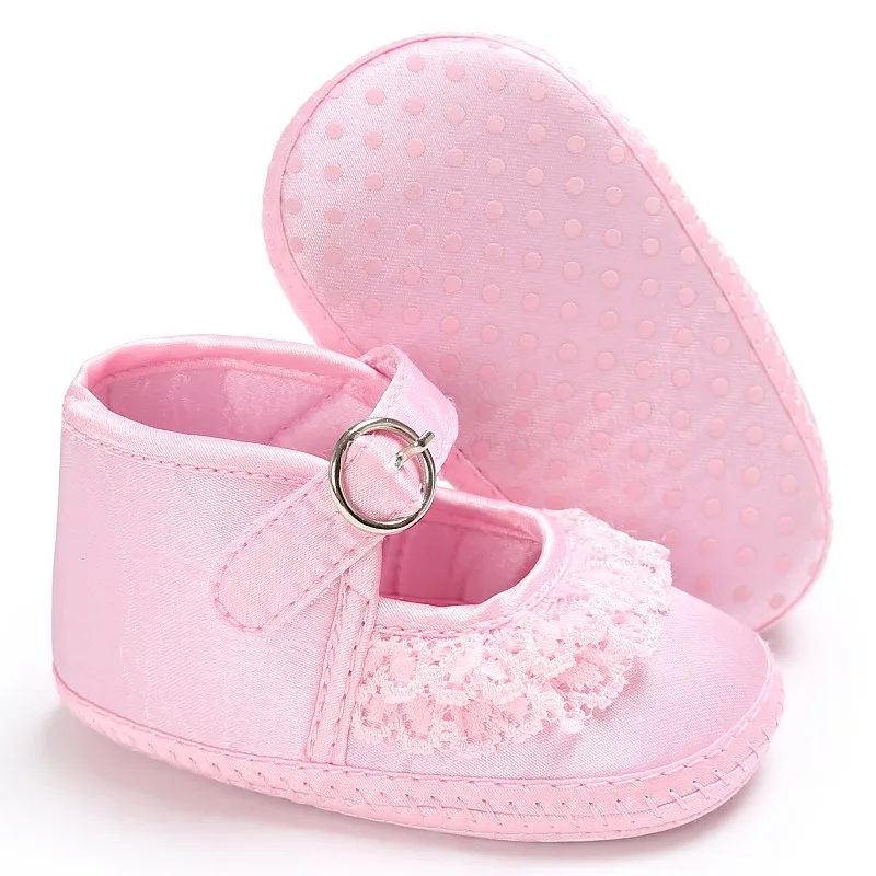 2017 г. Летняя детская обувь для маленьких девочек кружевная с милым принтом