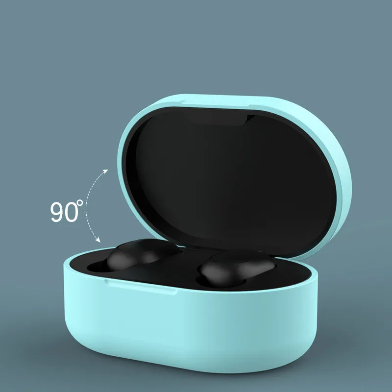 Силиконовый чехол для наушников пылезащитный Xiaomi Redmi Airdots защитный ультратонкие