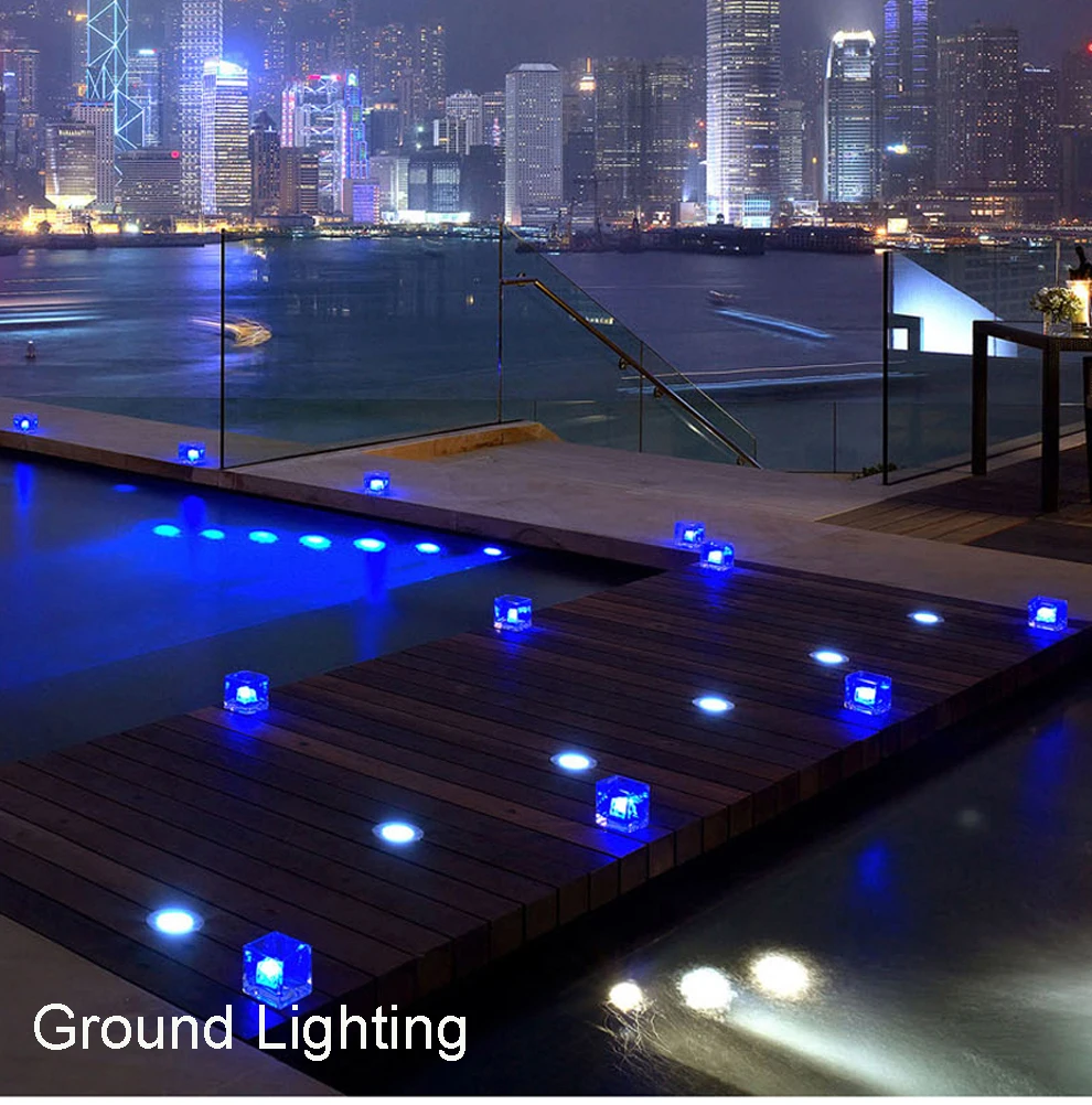 Пульт дистанционного управления 220 V 110 V RGB светодиодные фонари для сада 10 W открытый прожектор лампары для газона