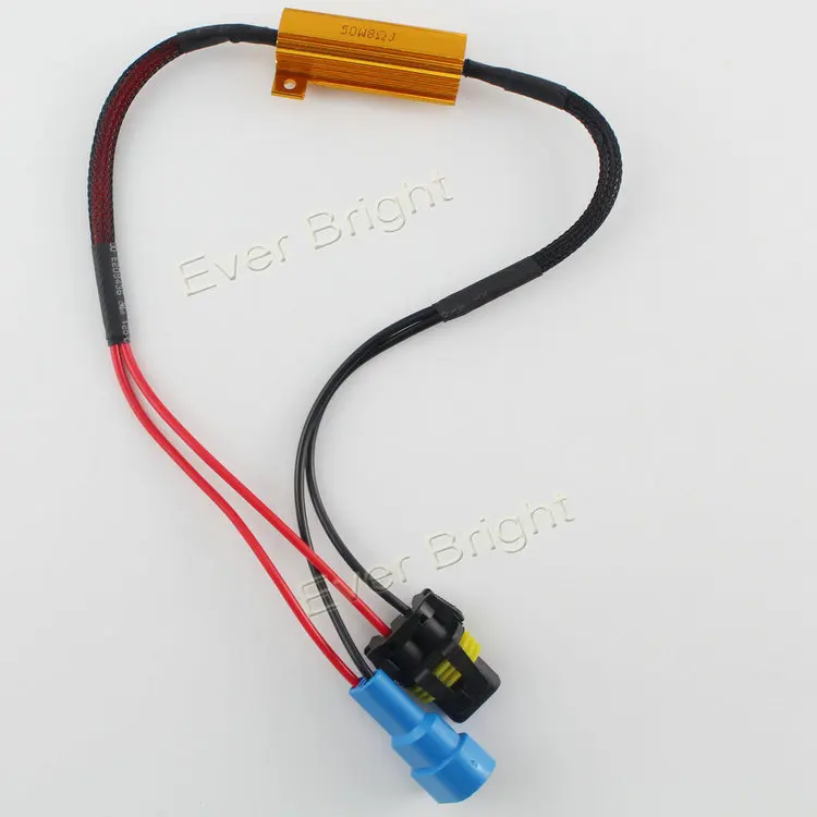 2 шт. резистор нагрузки для мотоциклетных фар 9005 HB3 50 Вт 8 Ом|light bulb resistor|light small