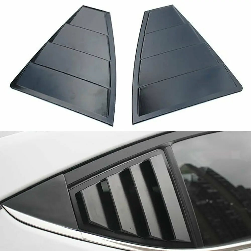 BBQ @ FUKA для 17-2019 HYUNDAI Elantra заднее окно четверть панель боковые жалюзи вентиляция