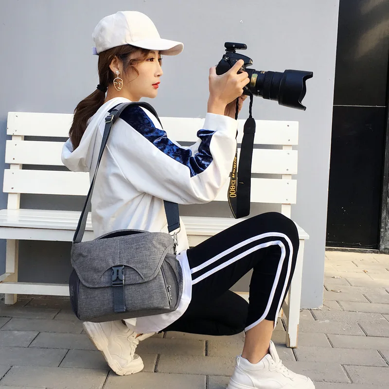 Чехол для камеры SLR/DSLR профессиональная сумка через плечо Nikon D850 D810 D750 D5300 D7200 Canon