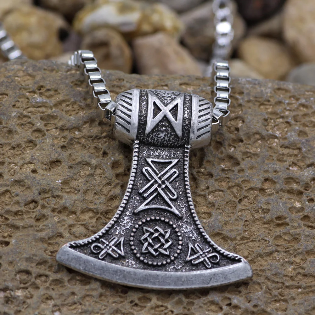 Ювелирный топор подвеска в виде молотка для мужчин цепочка коробке