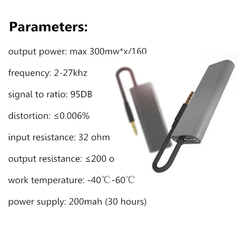 LEORY SD05 HIFI Усилитель Для Наушников Профессиональный Портативный Мини 3.5mm Аудио Усилитель Для Мобильных Телефонов
