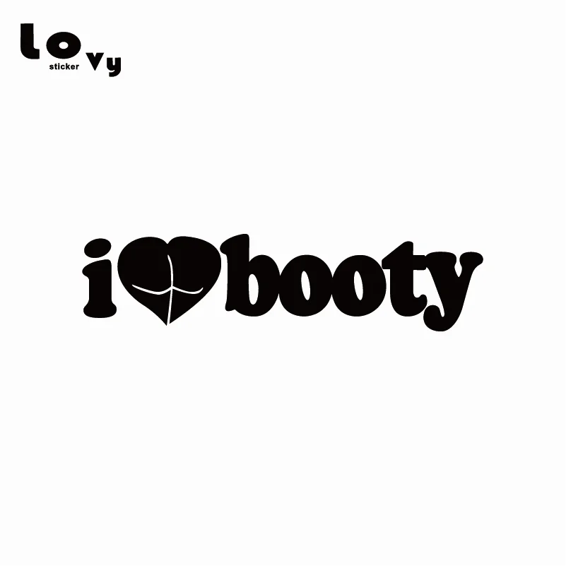 Милые виниловые наклейки для девочек в тренажерном зале с надписью I Love Booty