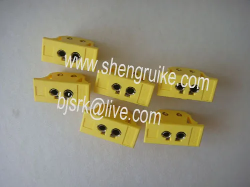 Универсальный панельный разъем типа K термопара желтого цвета | Инструменты