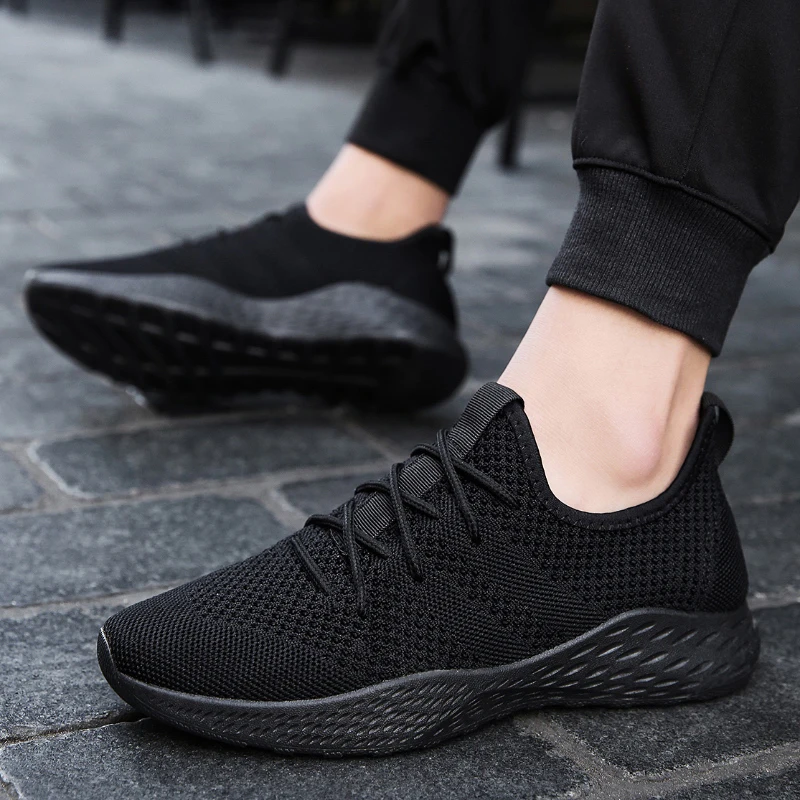 Weweya 2020 Fashion Tenis Summer Breathable Male Footwear Mesh Shoes For Men Lace Up Adult Sneakers Walking Casual Outdoor |