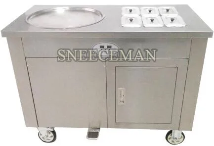 45 см одна сковорода жареное мороженое свернутая машина Таиланд Жареная Машина