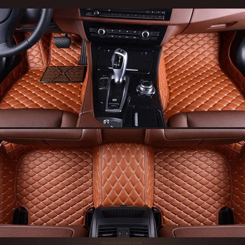 car floor mats for Audi A1 A3 A4 B8 B7 B6 B5 A6 C6 C7 A8 A8L Q3 Q5 Q7 styling accessories Custom foot |