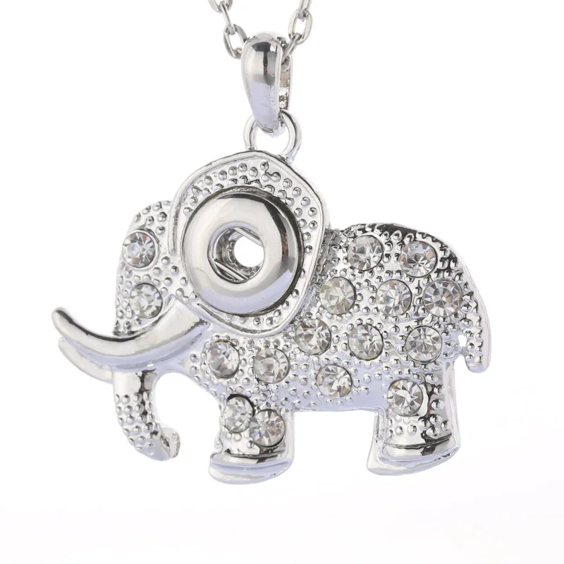 Papa Snap New Jewelry Fashion Buttons Necklaces Link Chain 60CM With Crystal Pendant Fit 12MM | Украшения и аксессуары