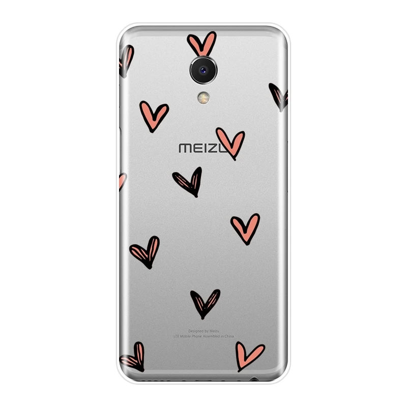 Задняя крышка для Meizu M2 M3 M5 M6 Note милый мягкий силиконовый чехол M6S M6T M5C M5S M3S