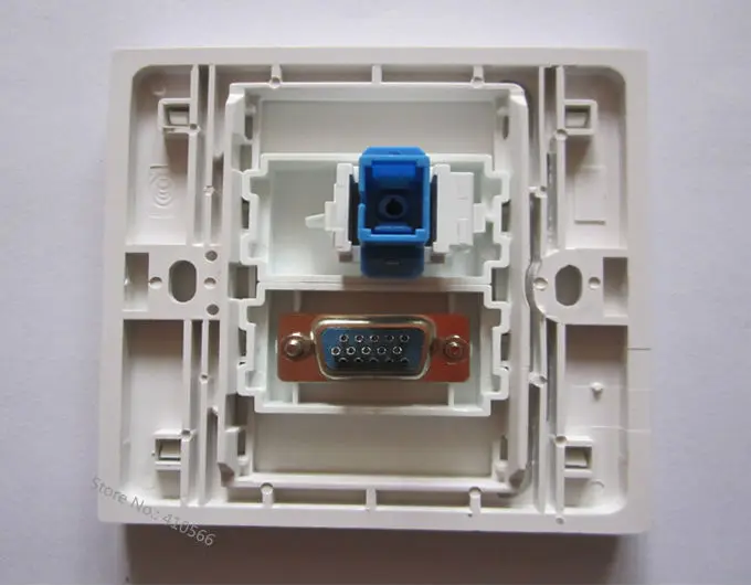 1 шт. универсальная настенная розетка 86 мм с разъемами VGA SC|socket ball|plate woodsocket f |
