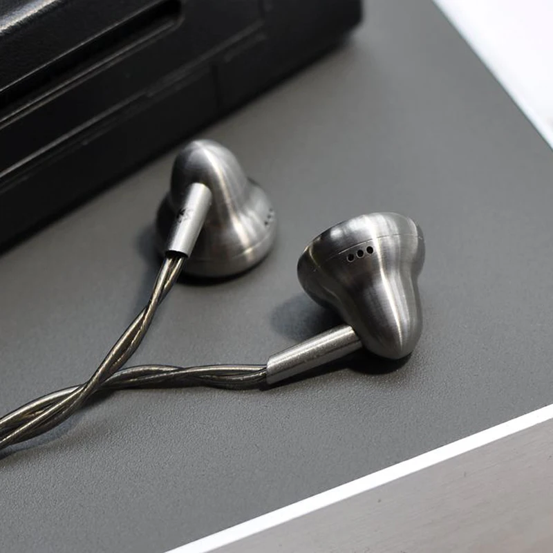 Ksearphone Bell-Ti 3,5 мм вкладыши DJ бас металлические наушники HiFi 15 мм Динамический драйвер K's наушники-вкладыши флагманские HiFi наушники