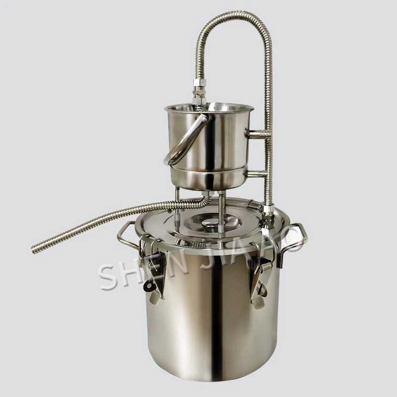

Household Essential Oil Pure Dew Extraction Machine 10L/20L Distillation Production Refining Wine Brewing Steamed Wine Equipment