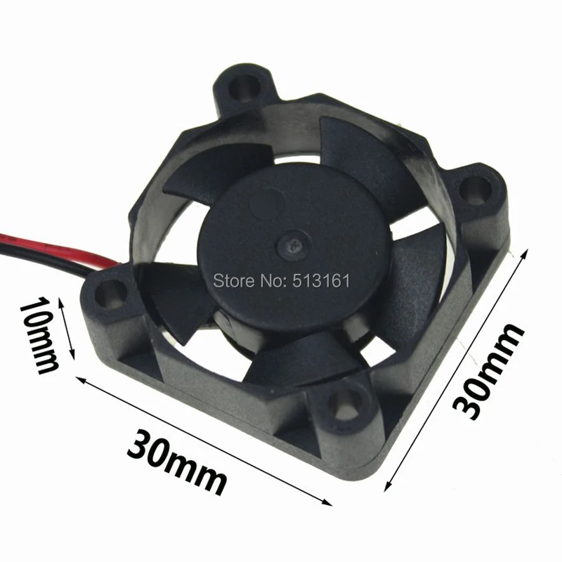 5 шт. Gdstime 30 мм DC 24 В 2Pin шариковый подшипник 30x30x10 3010 3 см маленький кулер безщеточный