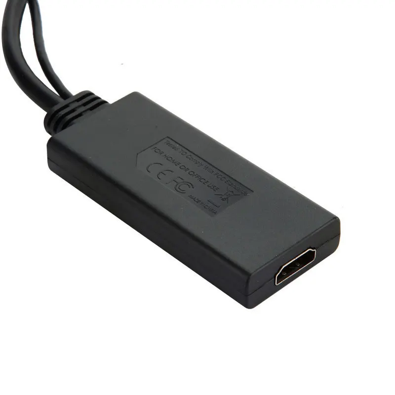 VGA к HDMI 1080 P USB адаптер питания конвертер кабель для компьютера ПК