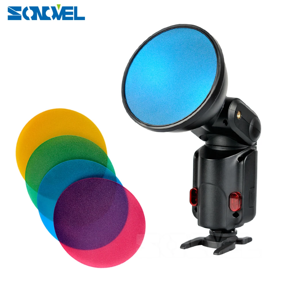 Аксессуары для вспышки Godox Ad-S11 Witstro Ad200 Ad180 Ad360 AD360IIFilter с цвета (красный синий