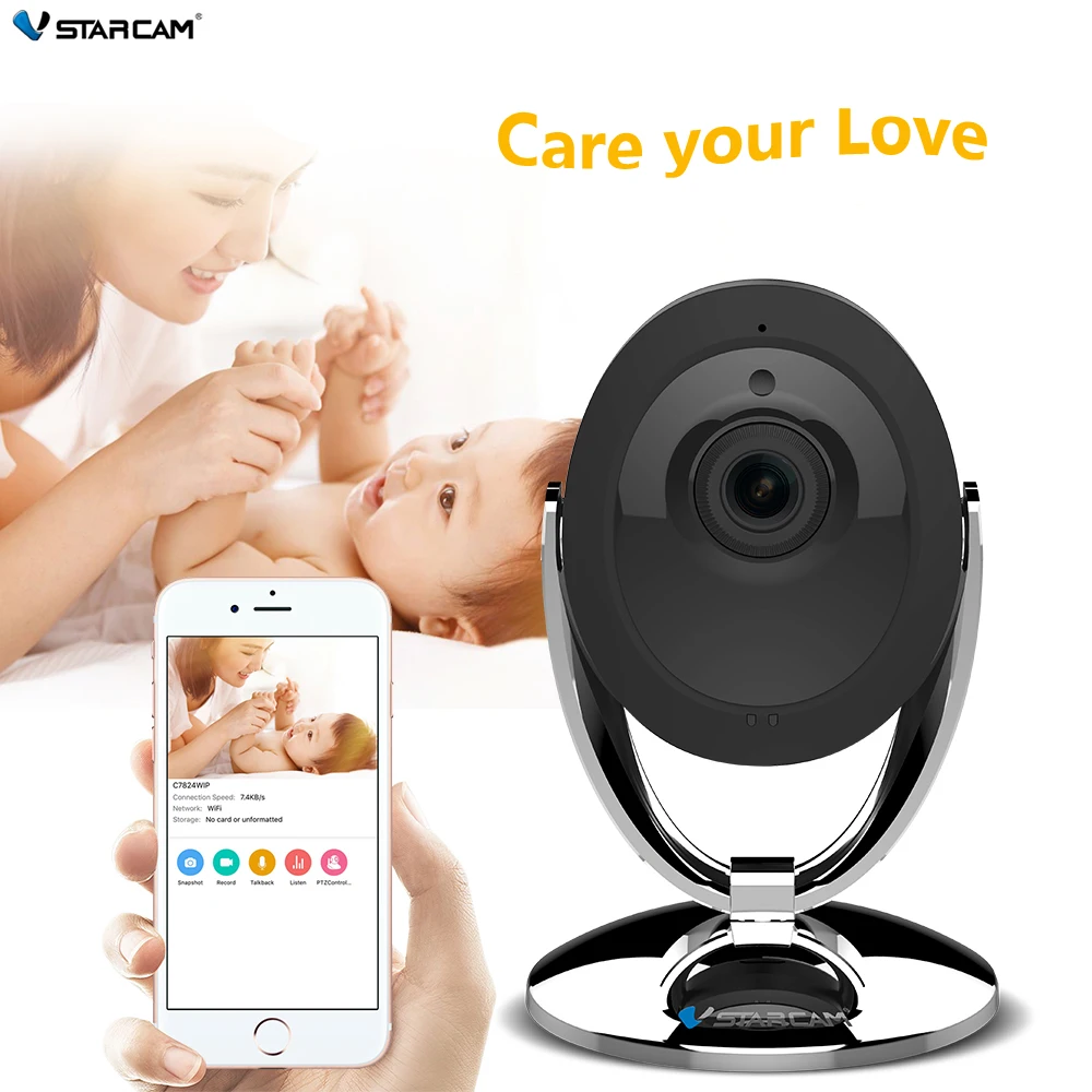 Оригинальный VStarcam Wifi IP Камера 720 P ночное видение 2 полосная аудио беспроводной Wi