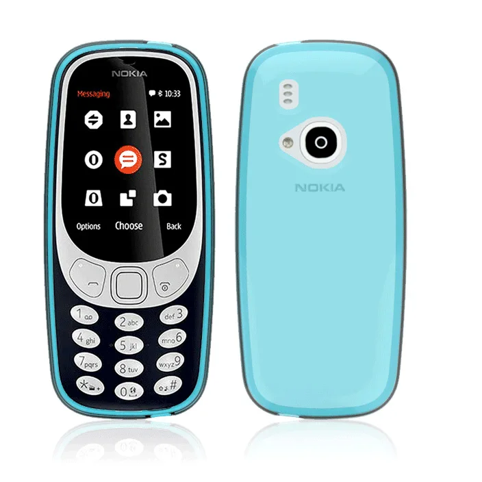 Противоскользящий мягкий прозрачный силиконовый чехол из ТПУ для nokia 3310 2017 |