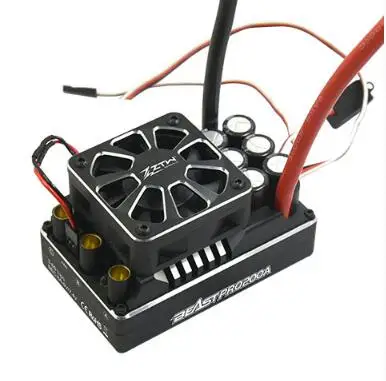 ZTW 1:5 Beast PRO SL 200A 6 в/7 4 В Регулируемый 8A BEC бесщеточный ESC водонепроницаемый